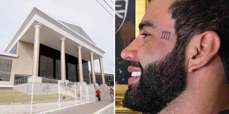 Tatuagem de Gusttavo Lima vira piada na web: “Fórum de Vila Velha”