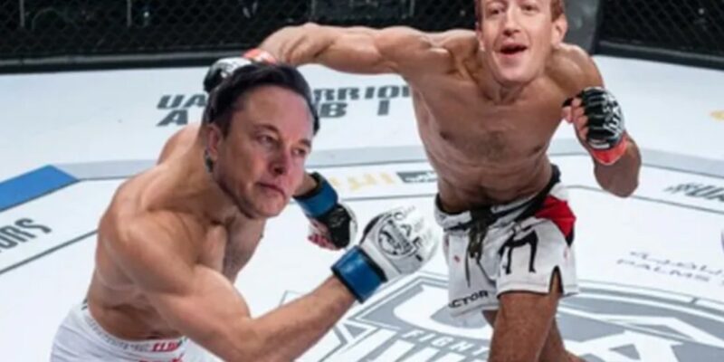 Musk chama Zuckerberg para “luta” e sugere octógono do UFC como ringue