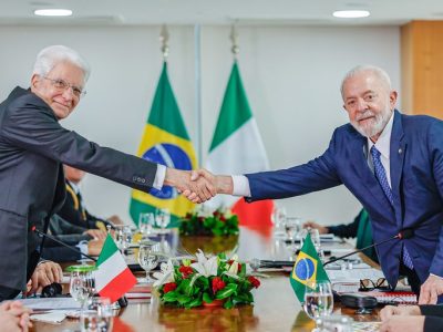 Em bilateral, presidente italiano apoia prioridades brasileiras à frente do G20