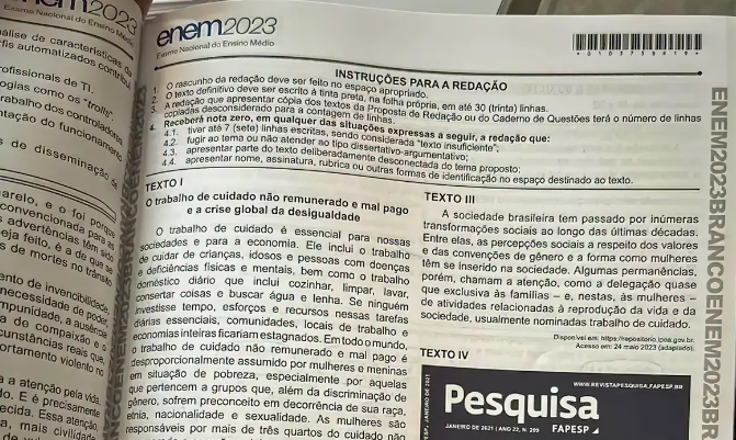 Divulgação da Cartilha de Redação do Enem: Informações Relevantes