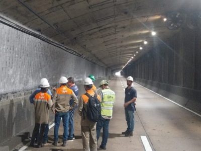 Rio: estrutura cai e Túnel Santa Bárbara fecha por tempo indeterminado